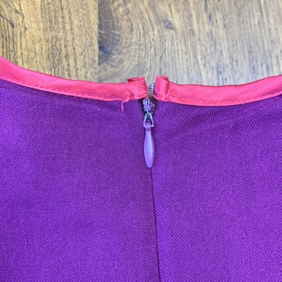 ORIGAMI Girl's Embroidered Shift Dress 2 2T Purple Mod Toddler Girl Stylish - Picture 8 of 8